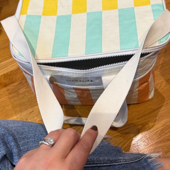 Sunnylife Multicolor Striped Cooler Bag NWT - Picture 6 of 7